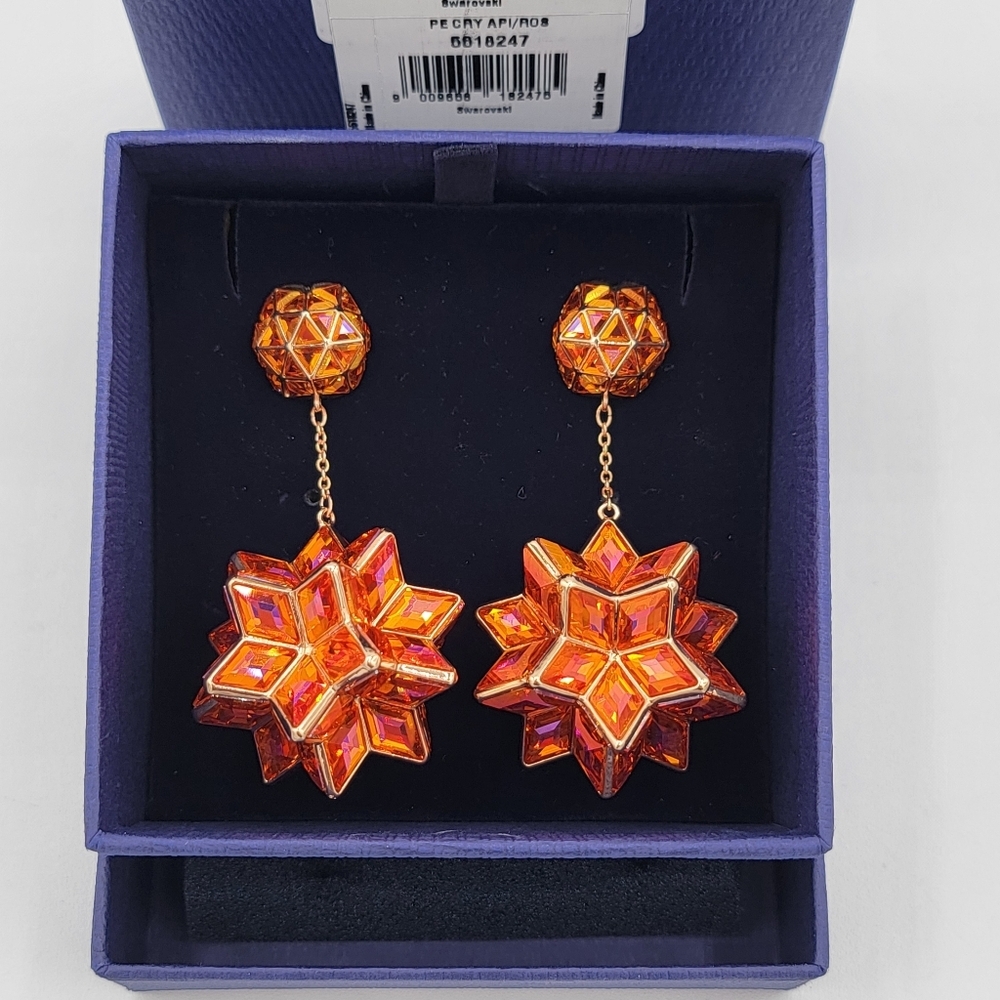 Swarovski Curiosa Star Earrings NWT #2767